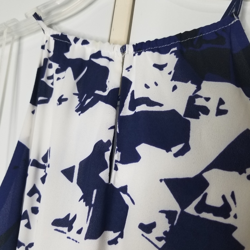 Simply Vera Vera Wang Patterned High Neck Dress - Picture 6 of 8